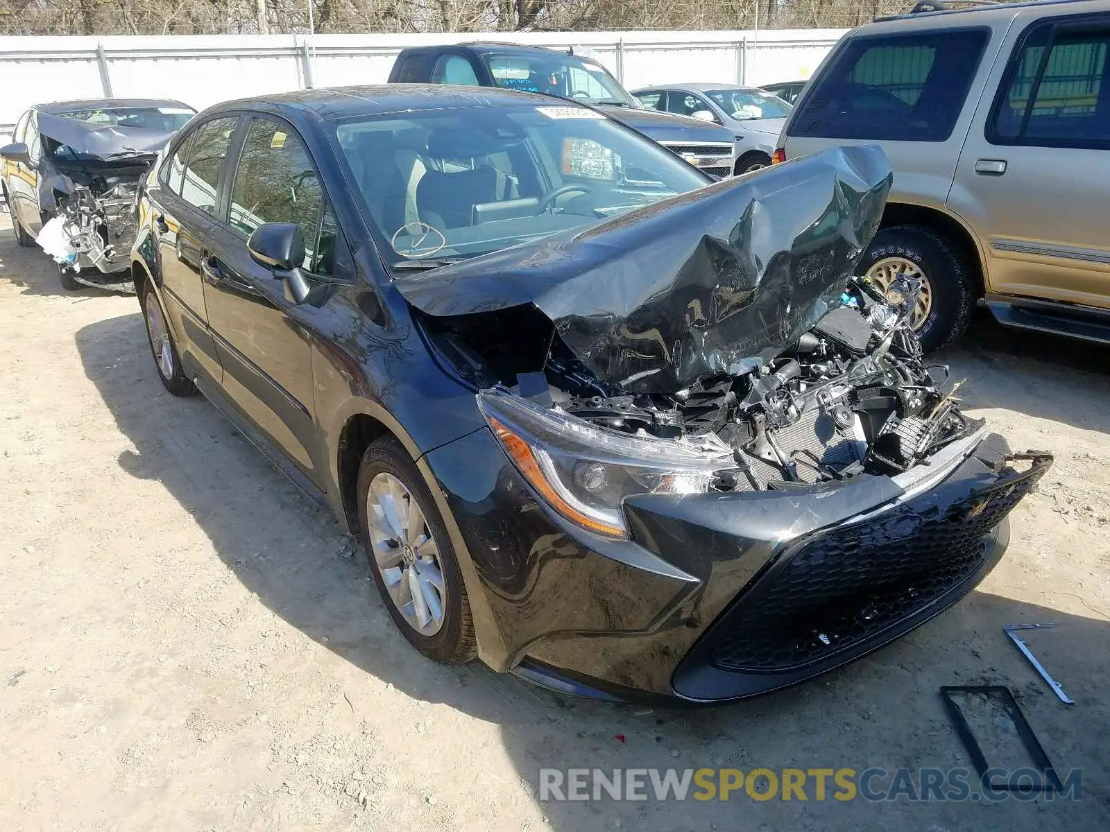 1 Photograph of a damaged car JTDVPRAE2LJ073904 TOYOTA COROLLA 2020