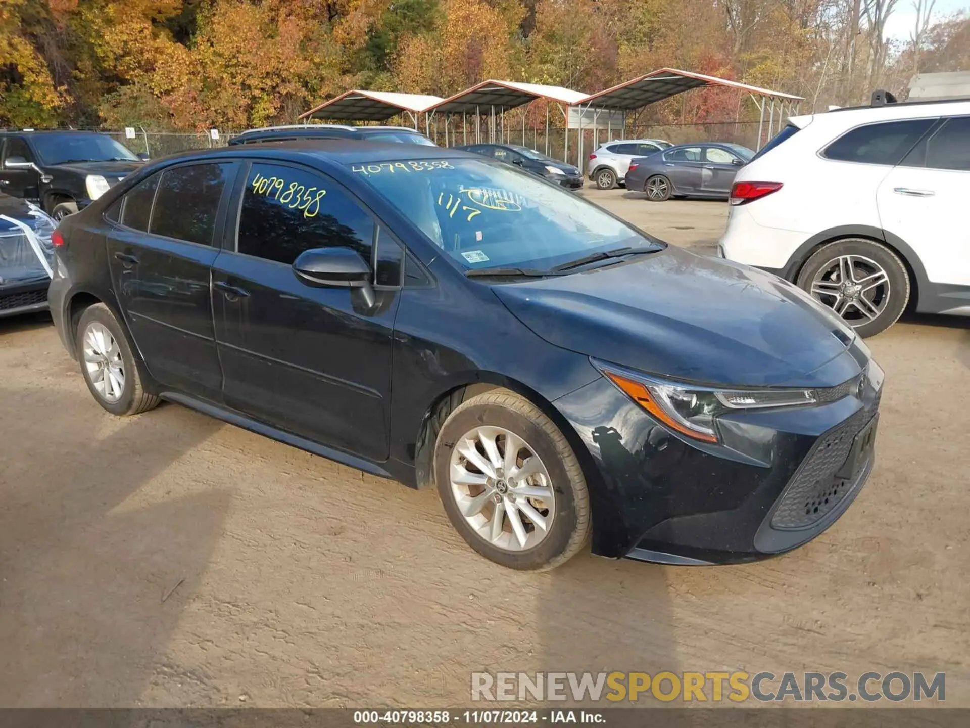 1 Photograph of a damaged car JTDVPRAE3LJ081641 TOYOTA COROLLA 2020