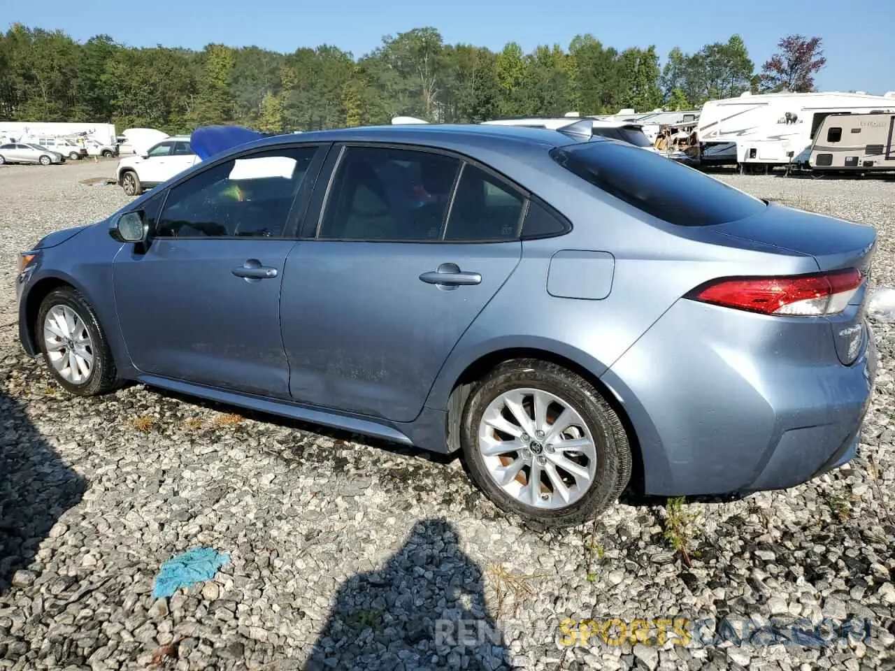 2 Photograph of a damaged car JTDVPRAE4LJ112430 TOYOTA COROLLA 2020