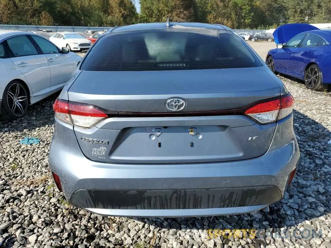 6 Photograph of a damaged car JTDVPRAE4LJ112430 TOYOTA COROLLA 2020