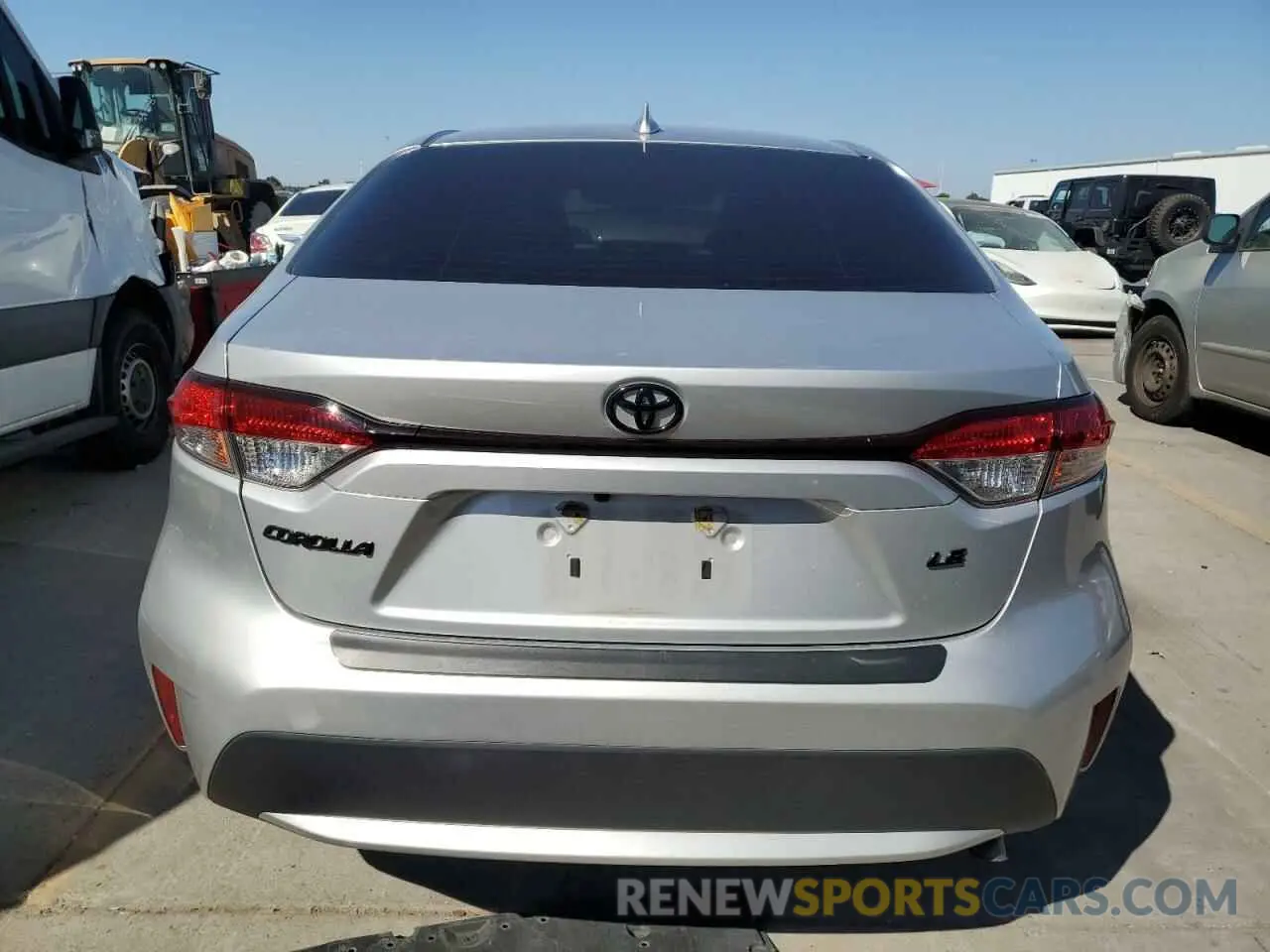 6 Фотография поврежденного автомобиля JTDVPRAE6LJ111716 TOYOTA COROLLA 2020