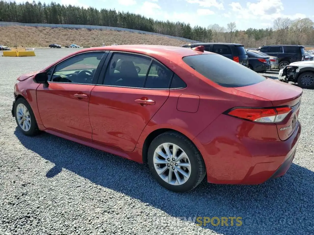 2 Фотография поврежденного автомобиля JTDVPRAE7LJ095087 TOYOTA COROLLA 2020