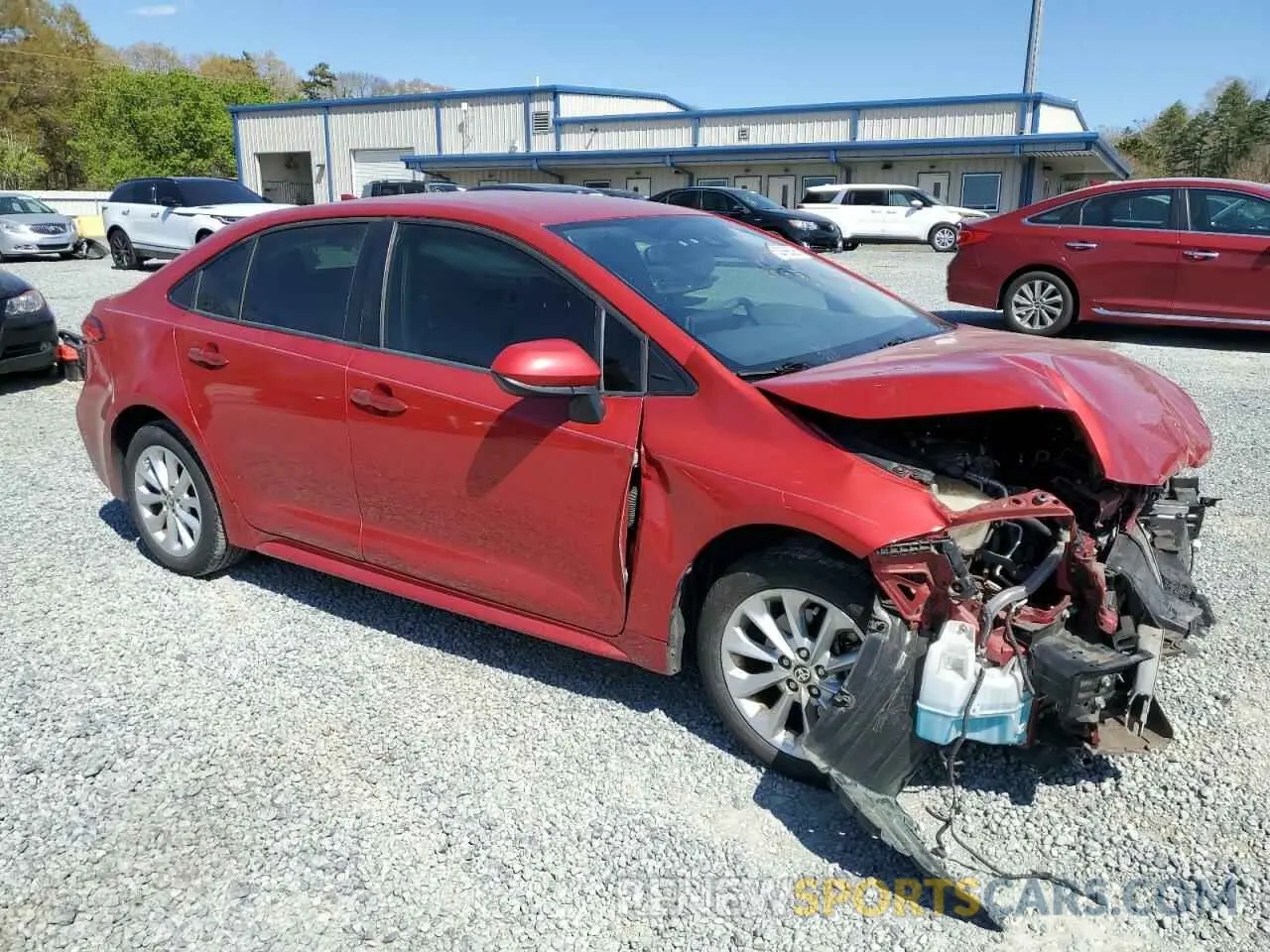4 Фотография поврежденного автомобиля JTDVPRAE7LJ095087 TOYOTA COROLLA 2020