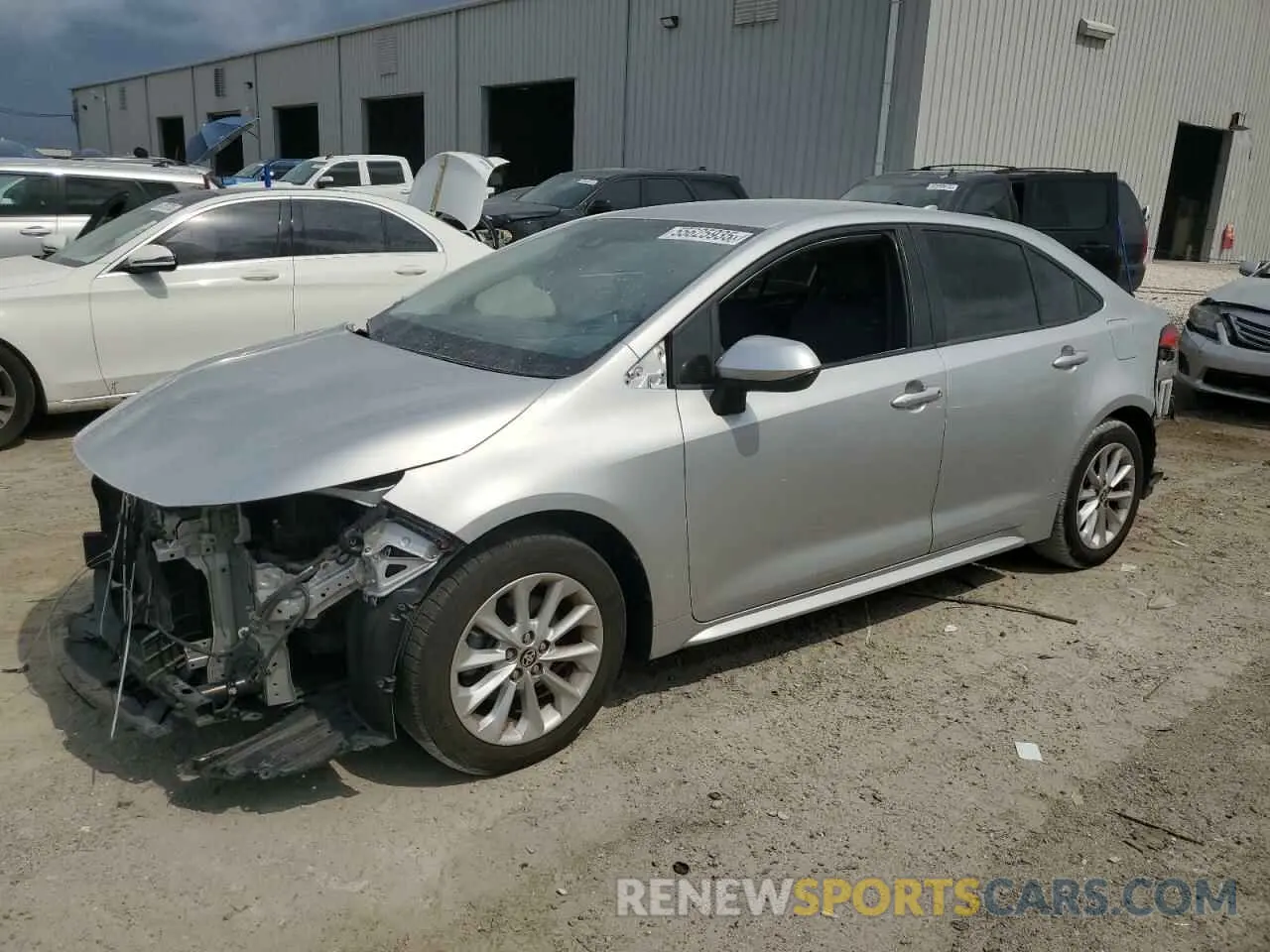 1 Photograph of a damaged car JTDVPRAE7LJ098247 TOYOTA COROLLA 2020