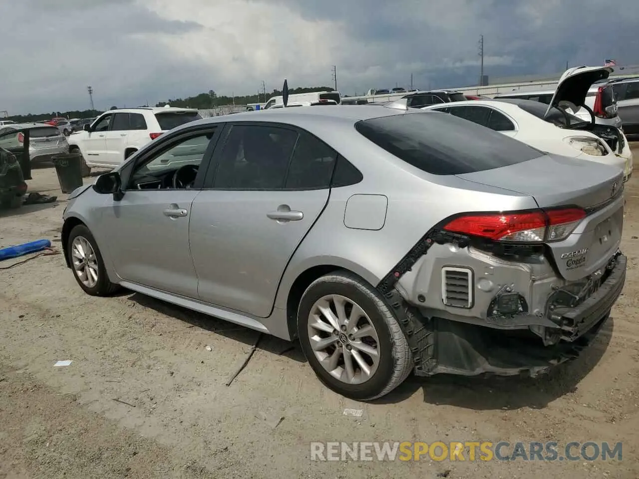 2 Photograph of a damaged car JTDVPRAE7LJ098247 TOYOTA COROLLA 2020