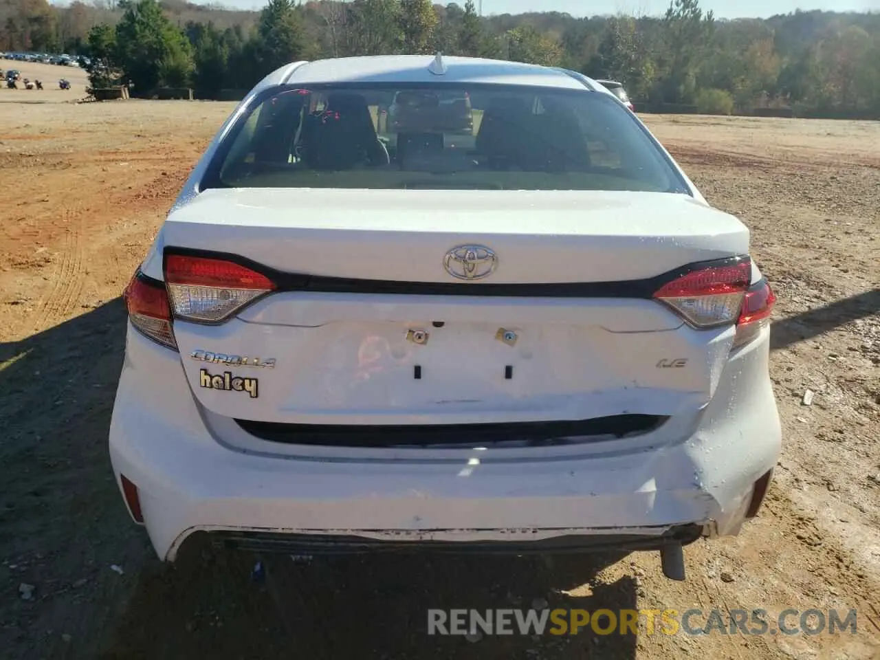 6 Photograph of a damaged car JTDVPRAEXLJ076520 TOYOTA COROLLA 2020