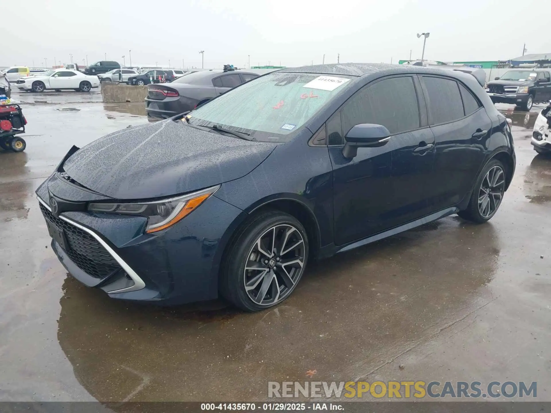 2 Photograph of a damaged car JTNA4RBE4L3081850 TOYOTA COROLLA 2020