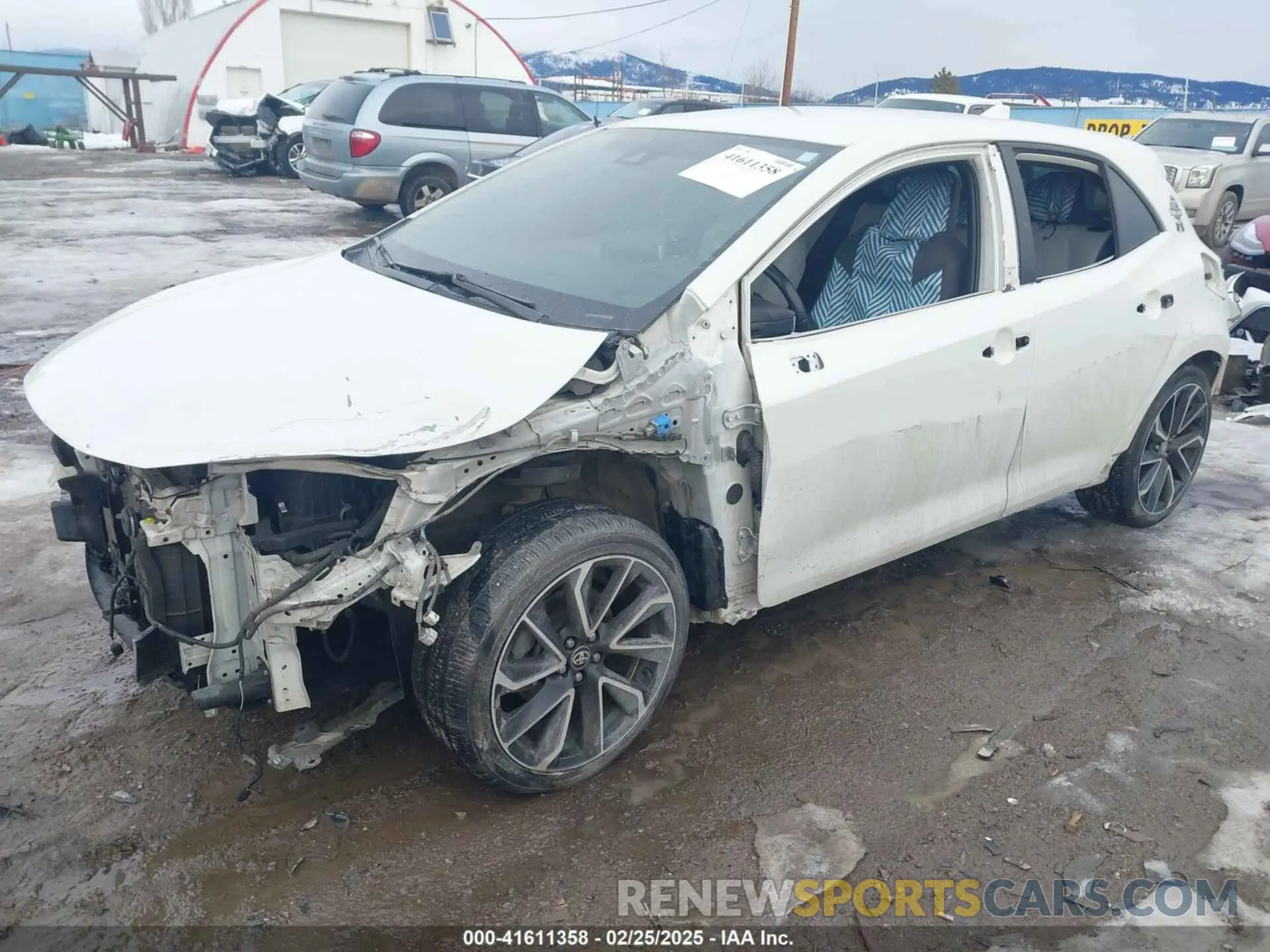 2 Фотография поврежденного автомобиля JTNA4RBE9L3075560 TOYOTA COROLLA 2020
