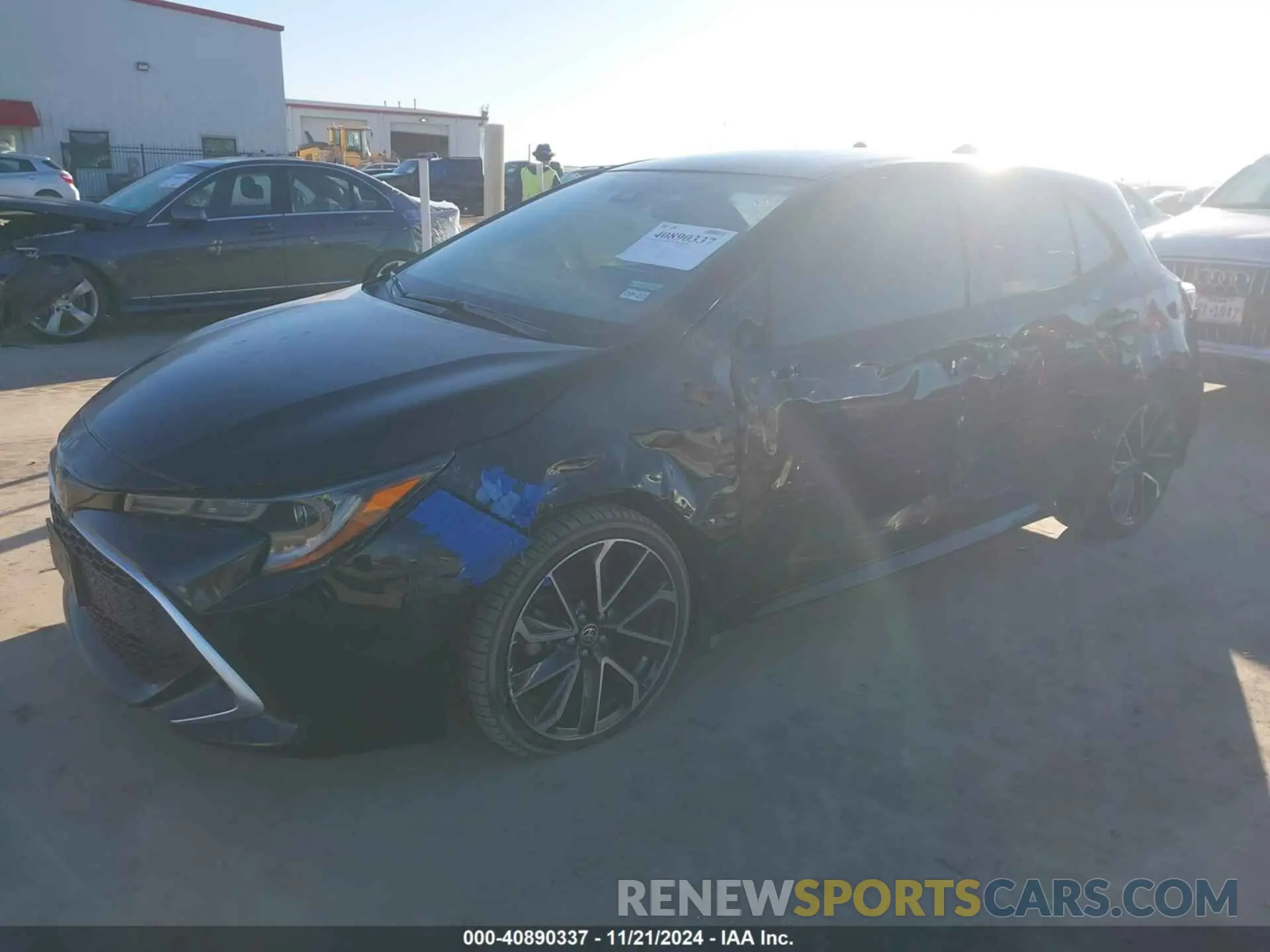 2 Photograph of a damaged car JTNA4RBEXL3084543 TOYOTA COROLLA 2020