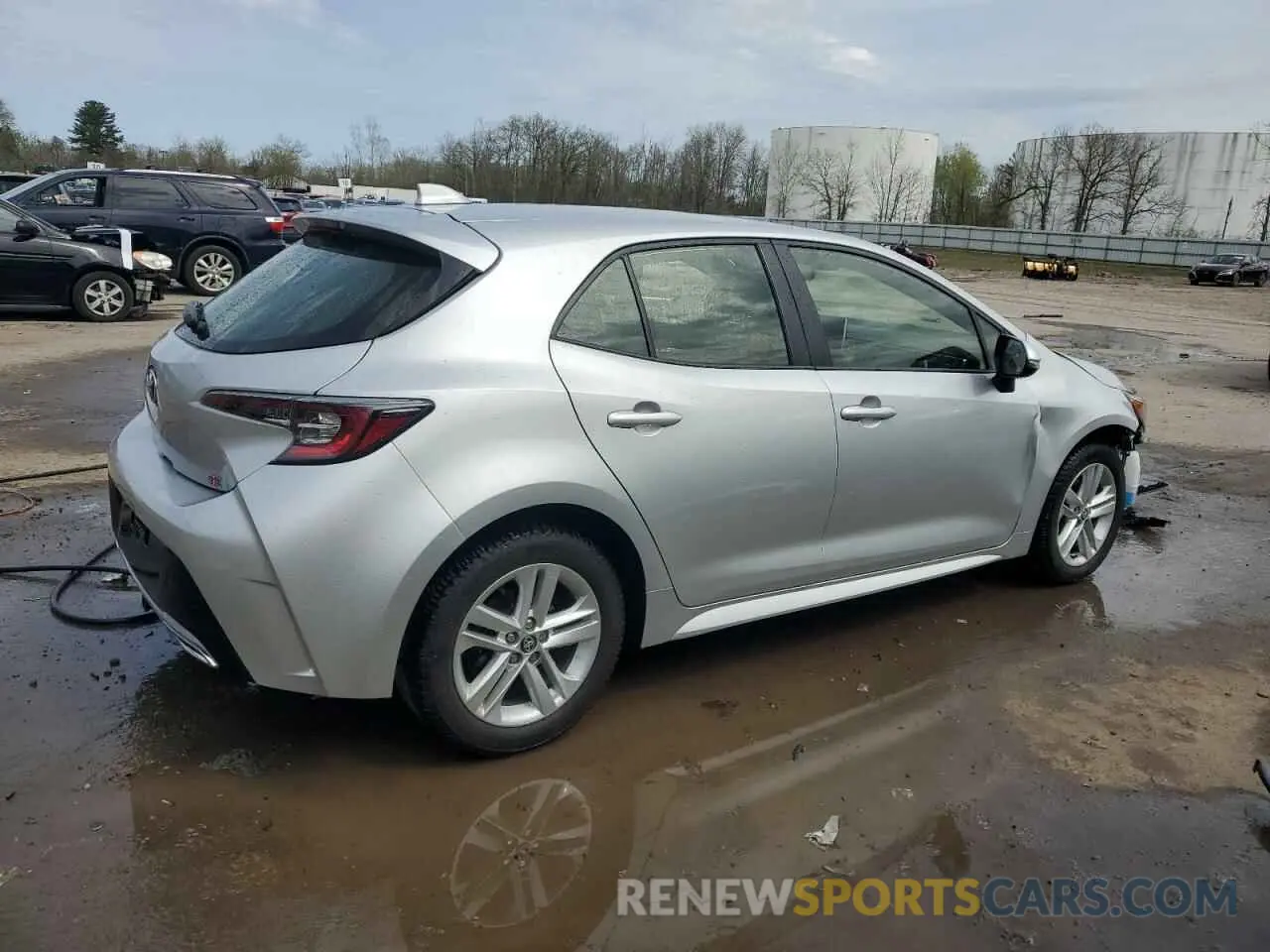 3 Фотография поврежденного автомобиля JTNB4RBE0L3091019 TOYOTA COROLLA 2020