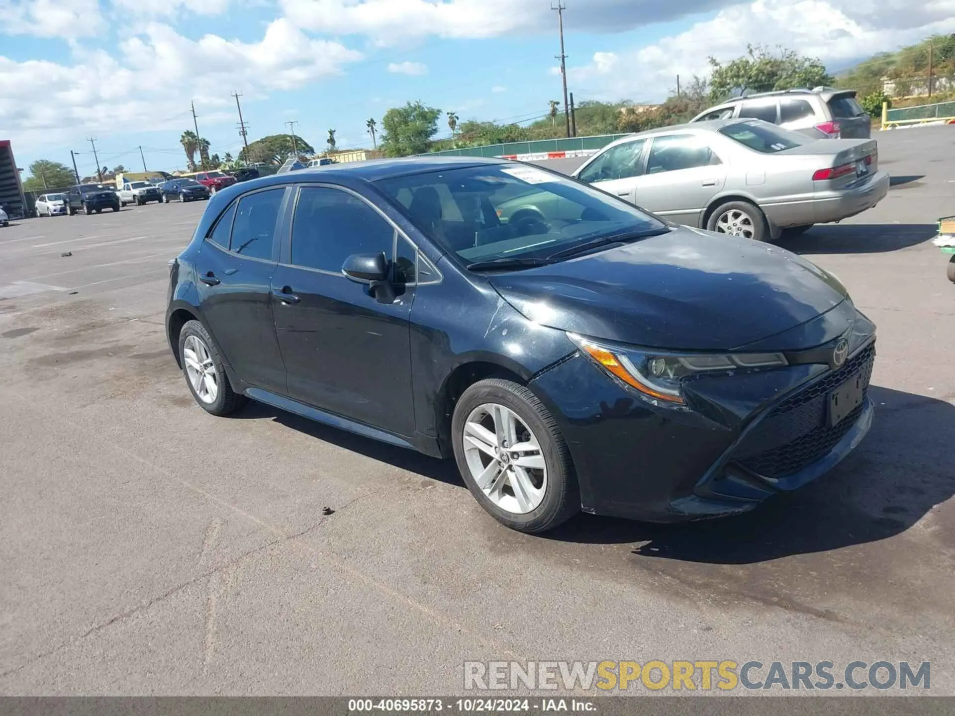 1 Photograph of a damaged car JTNB4RBE3L3080483 TOYOTA COROLLA 2020