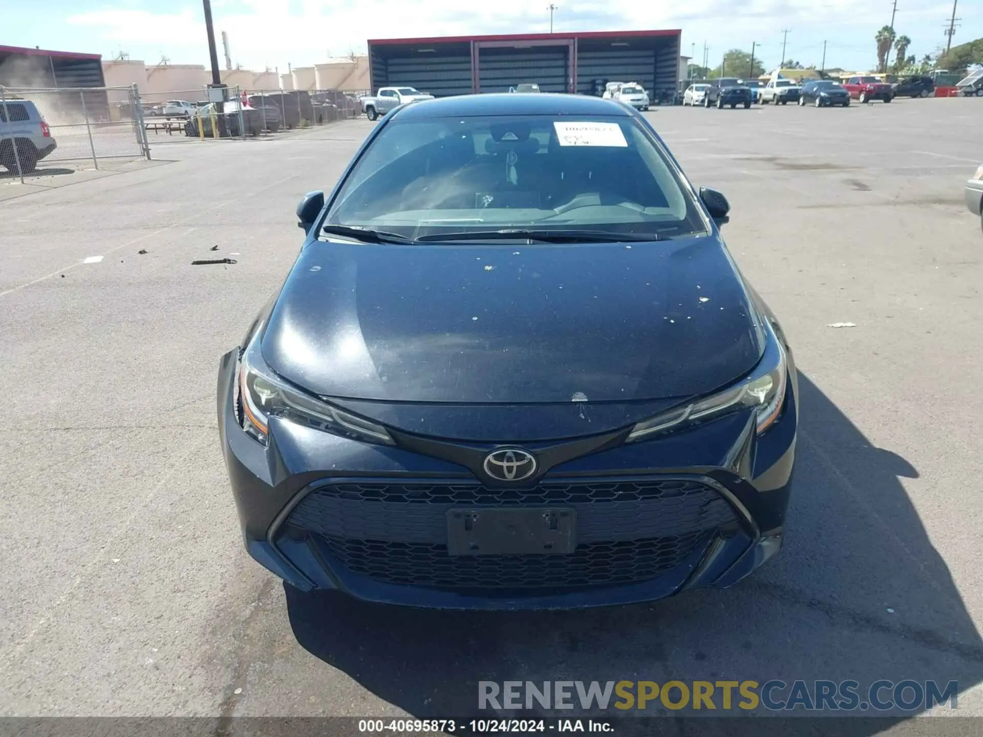 12 Photograph of a damaged car JTNB4RBE3L3080483 TOYOTA COROLLA 2020