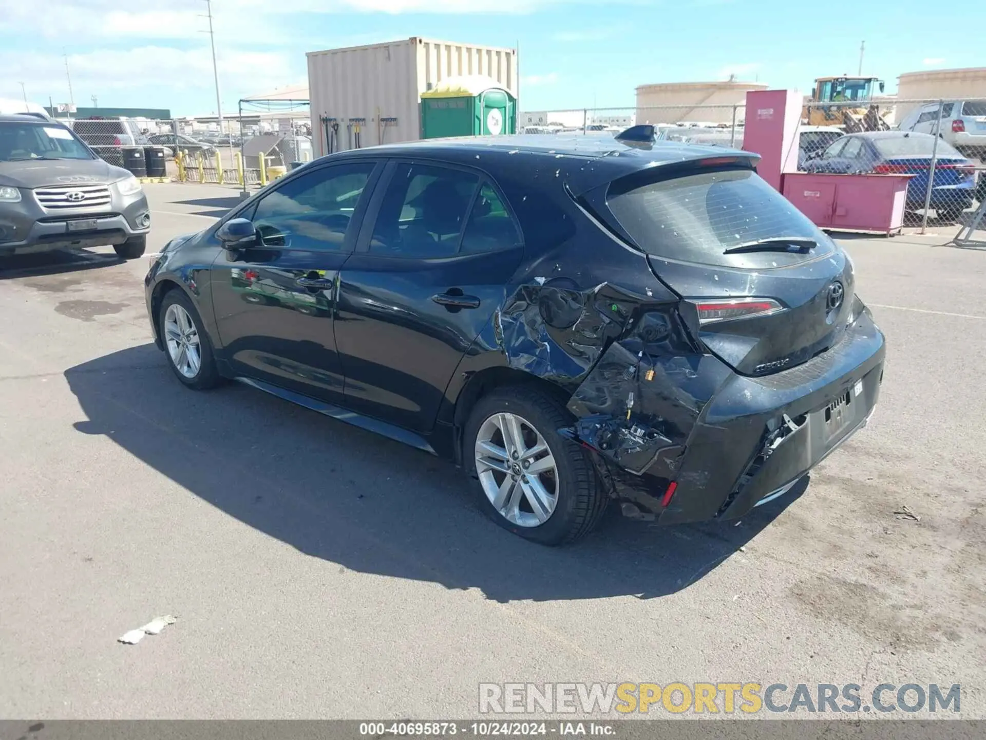 3 Photograph of a damaged car JTNB4RBE3L3080483 TOYOTA COROLLA 2020