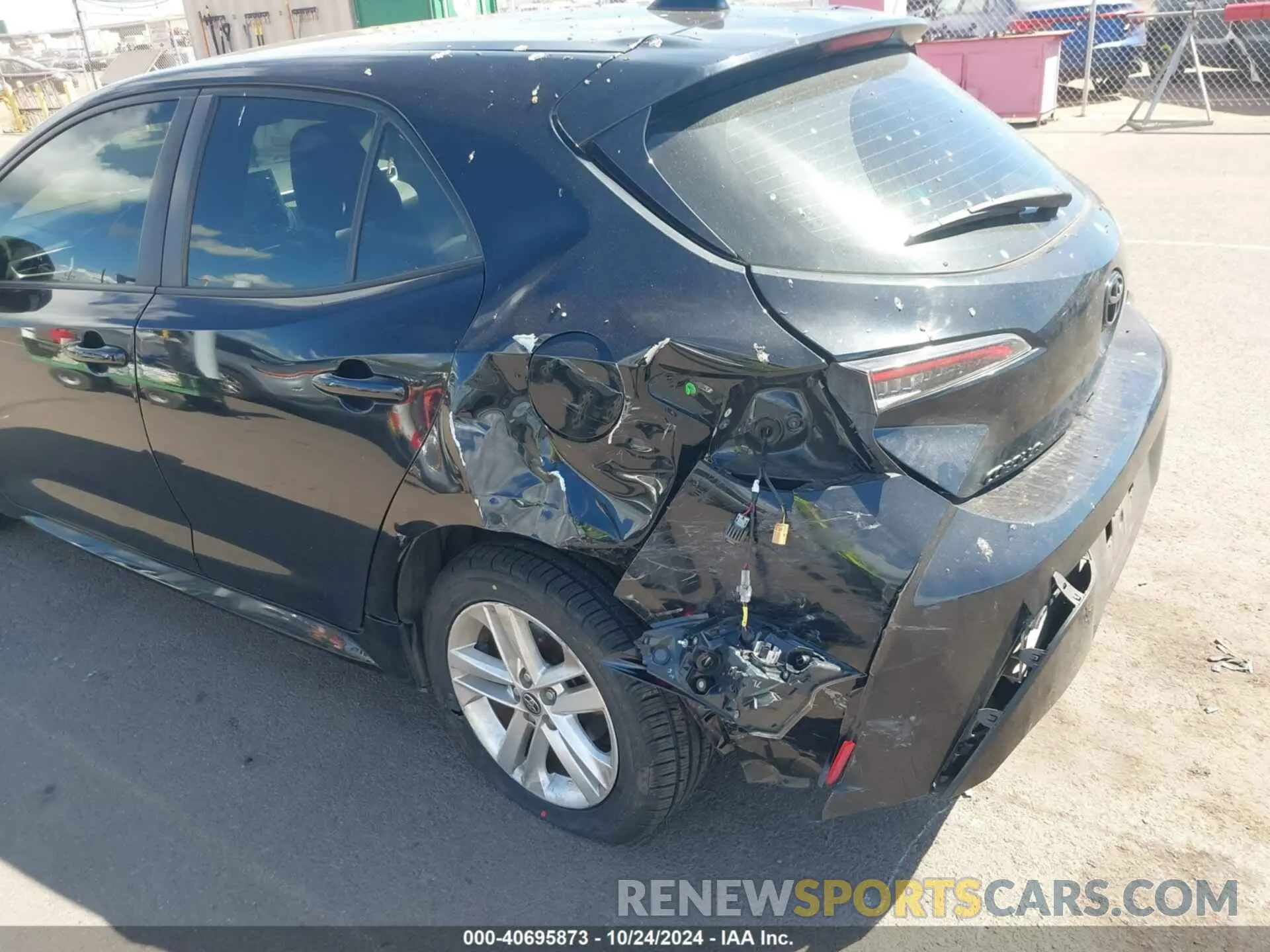 6 Photograph of a damaged car JTNB4RBE3L3080483 TOYOTA COROLLA 2020