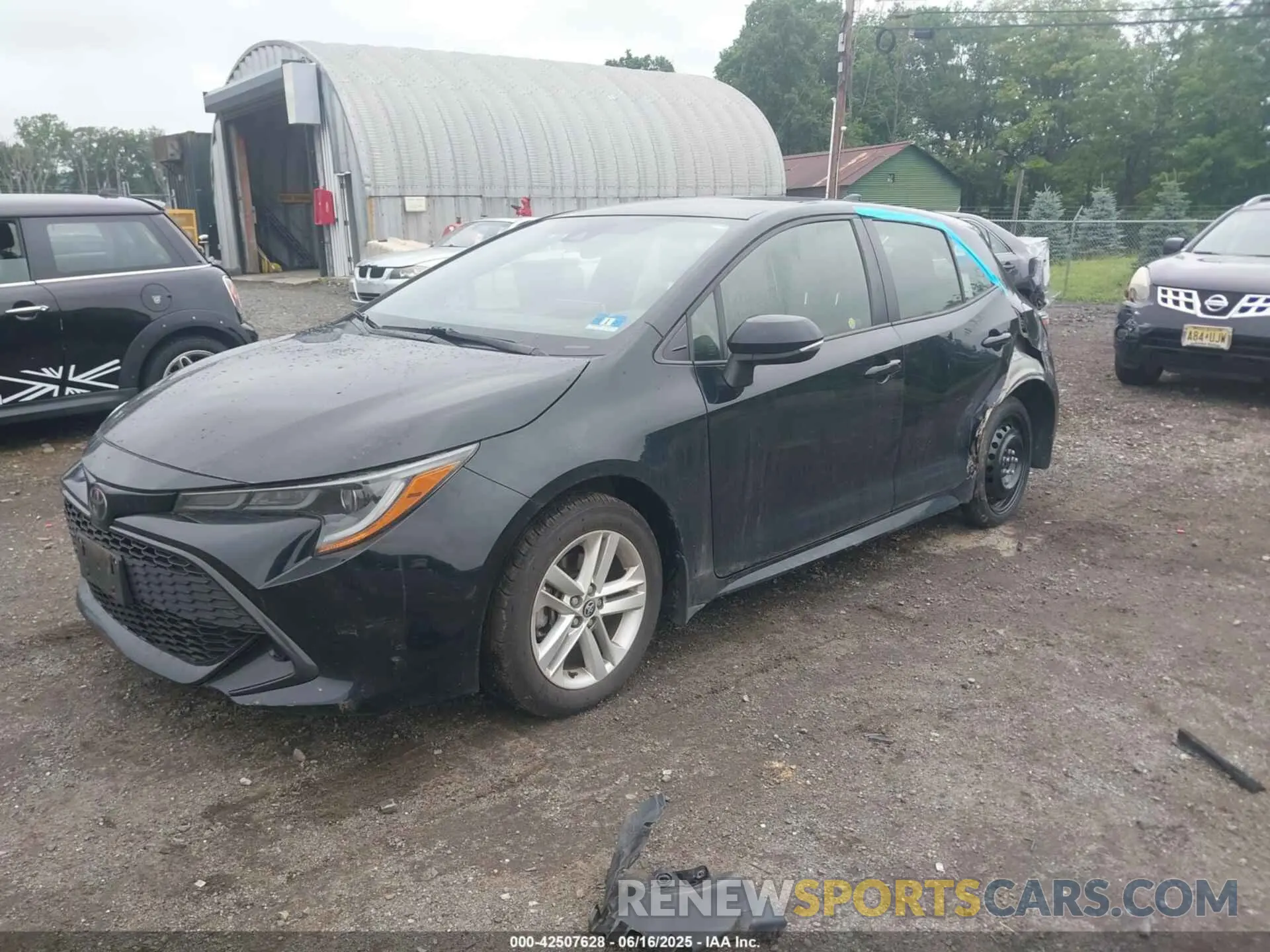 2 Photograph of a damaged car JTNB4RBEXL3084529 TOYOTA COROLLA 2020