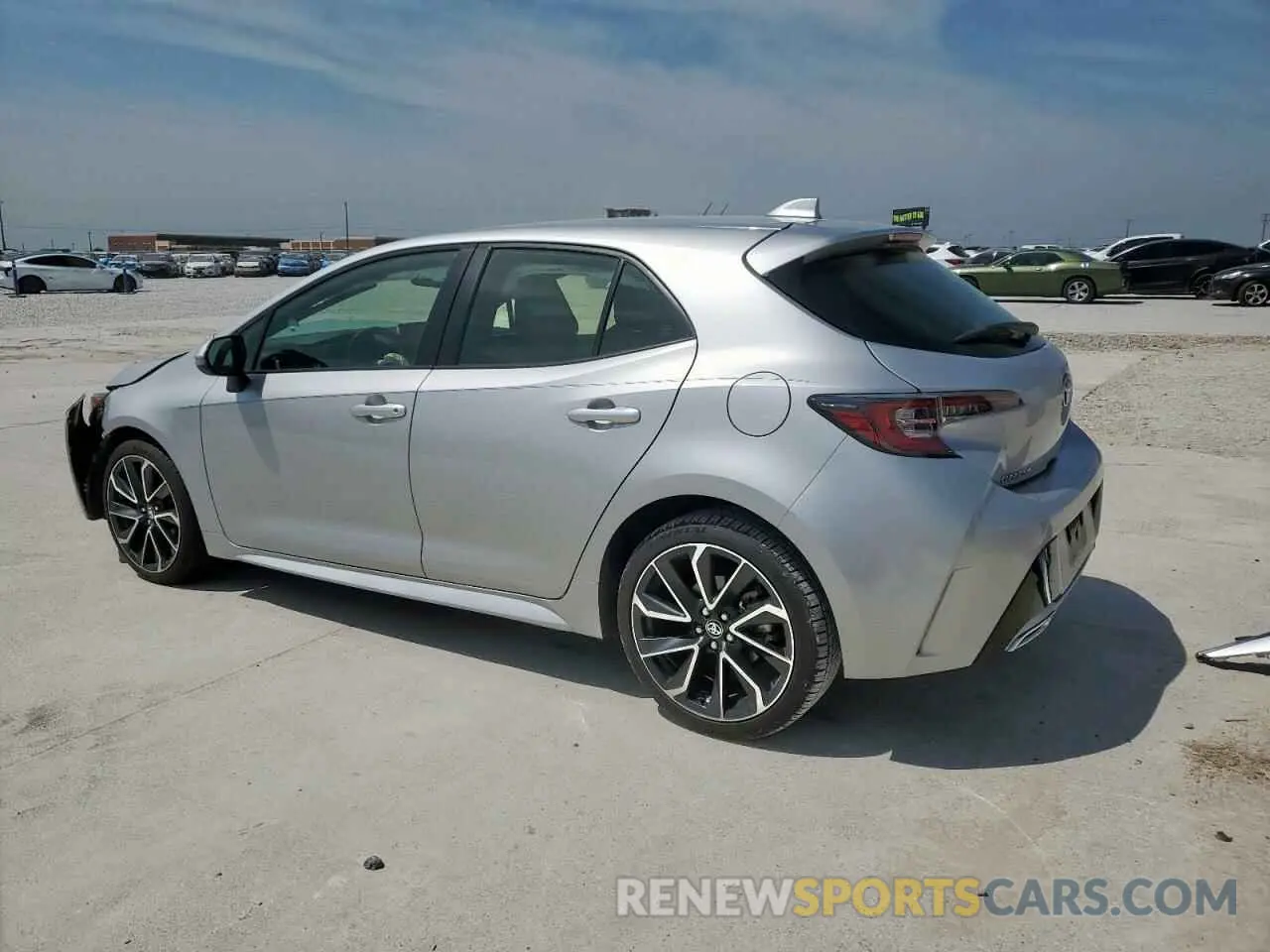 2 Фотография поврежденного автомобиля JTNC4RBE1L3077375 TOYOTA COROLLA 2020