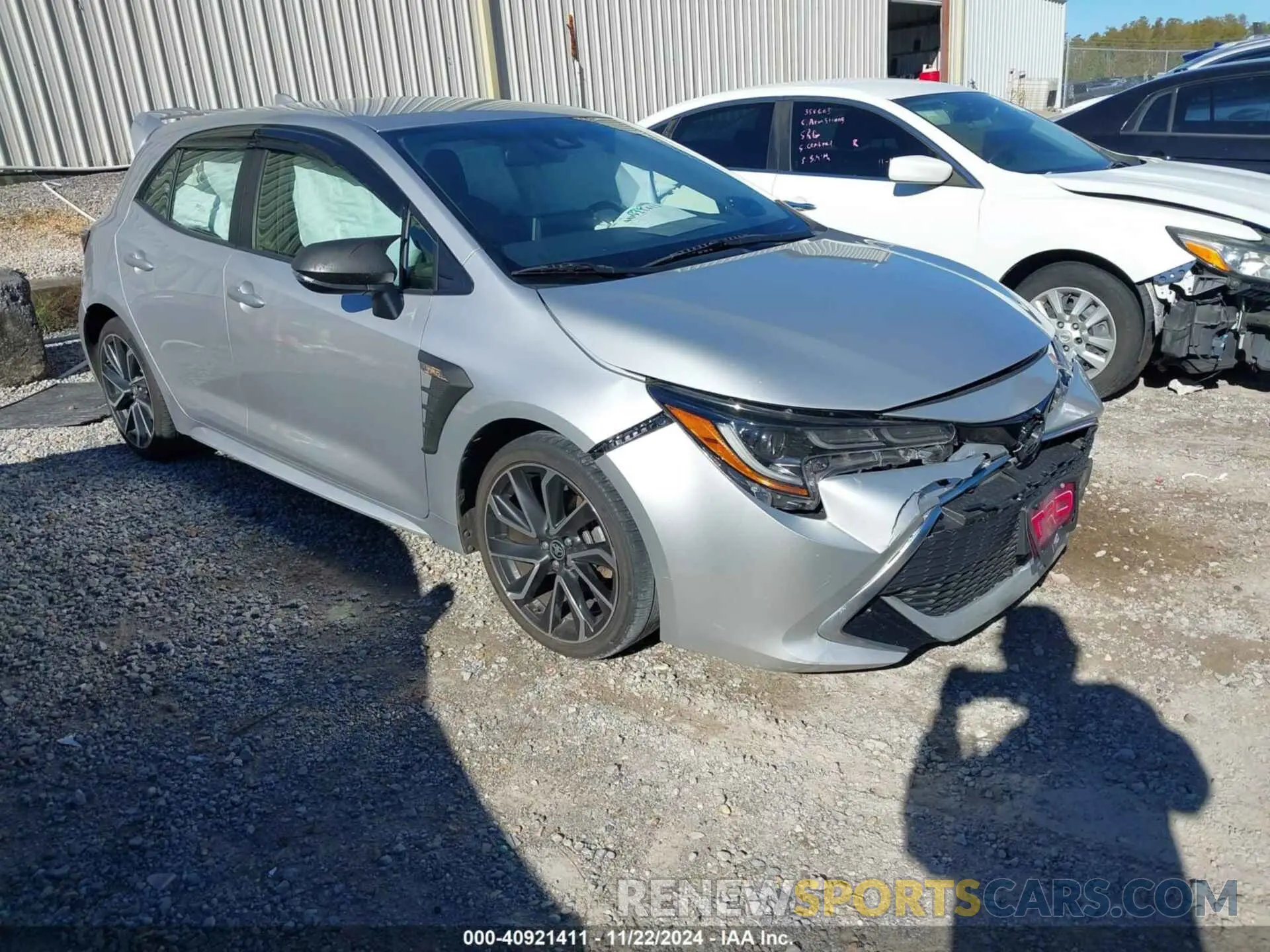 1 Photograph of a damaged car JTNC4RBE7L3085836 TOYOTA COROLLA 2020