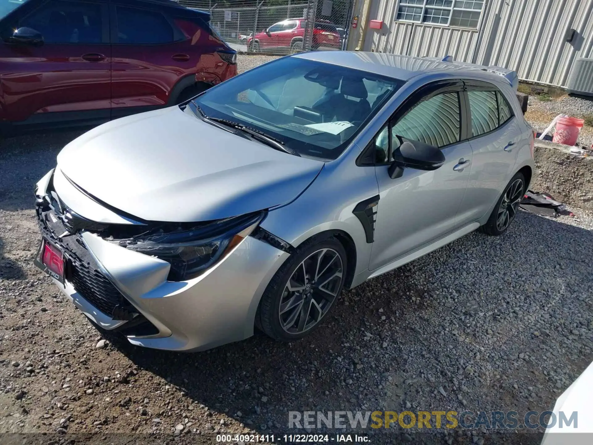 2 Photograph of a damaged car JTNC4RBE7L3085836 TOYOTA COROLLA 2020