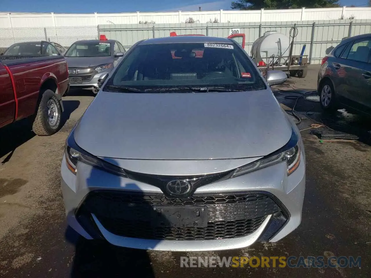 5 Фотография поврежденного автомобиля JTND4RBE2L3078832 TOYOTA COROLLA 2020