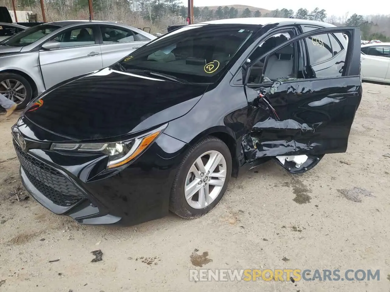 2 Photograph of a damaged car JTND4RBE2L3080046 TOYOTA COROLLA 2020