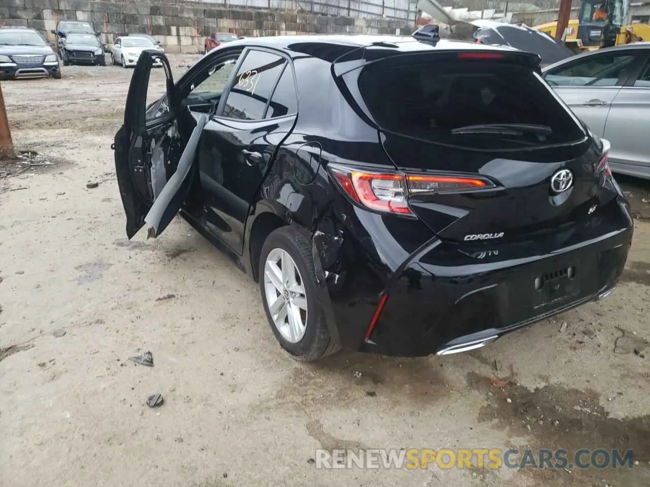 3 Photograph of a damaged car JTND4RBE2L3080046 TOYOTA COROLLA 2020
