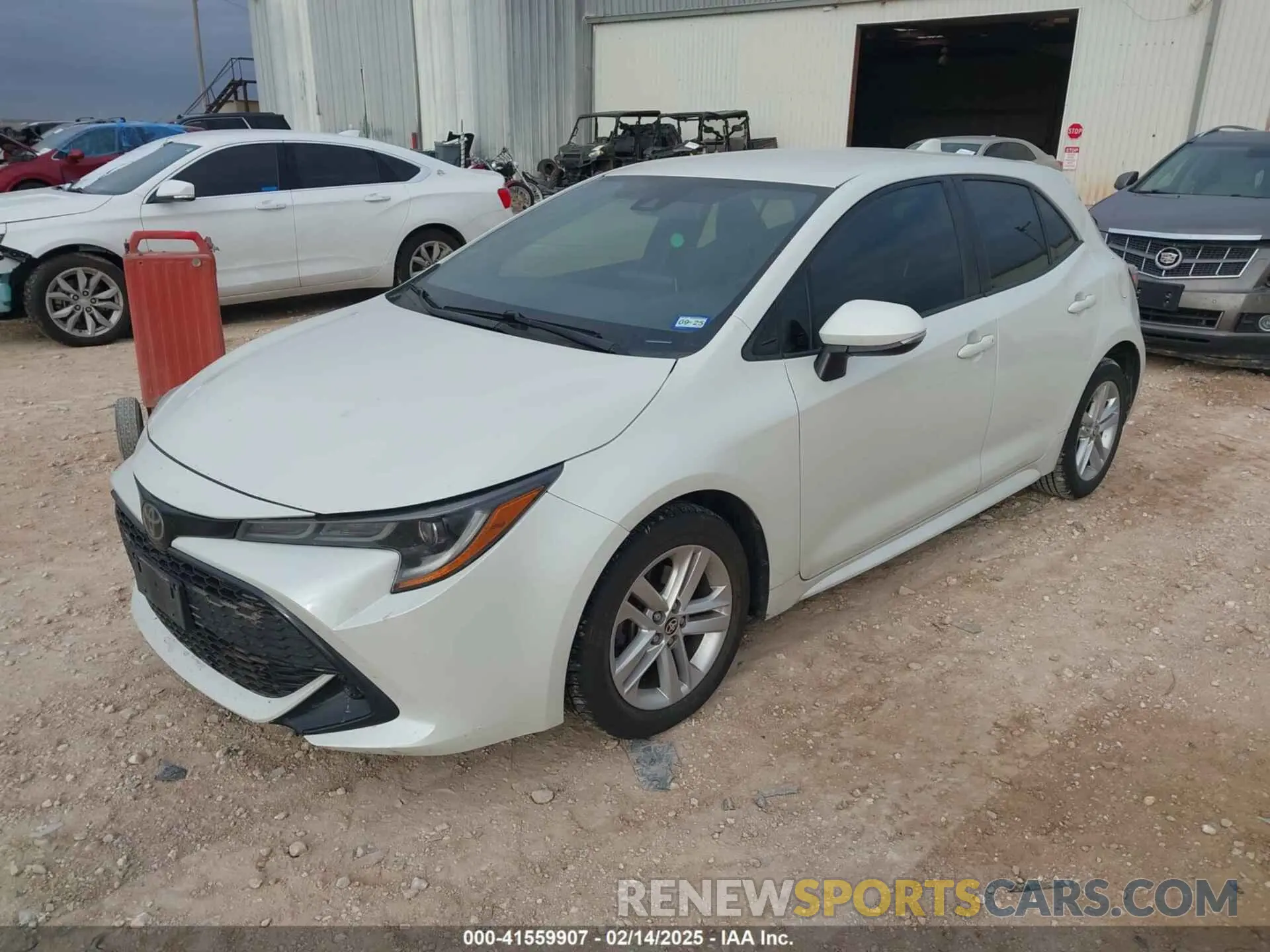 2 Фотография поврежденного автомобиля JTND4RBE2L3096103 TOYOTA COROLLA 2020
