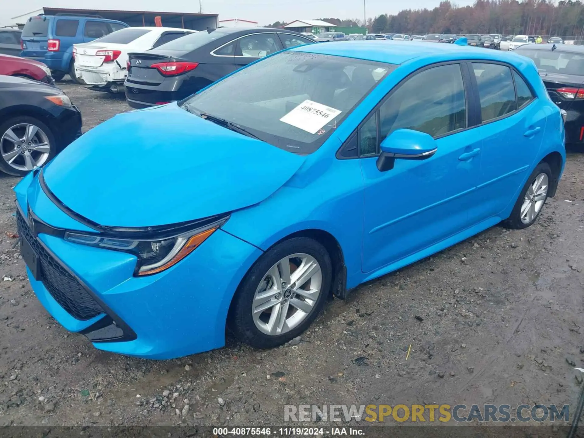 2 Photograph of a damaged car JTND4RBE2L3096179 TOYOTA COROLLA 2020