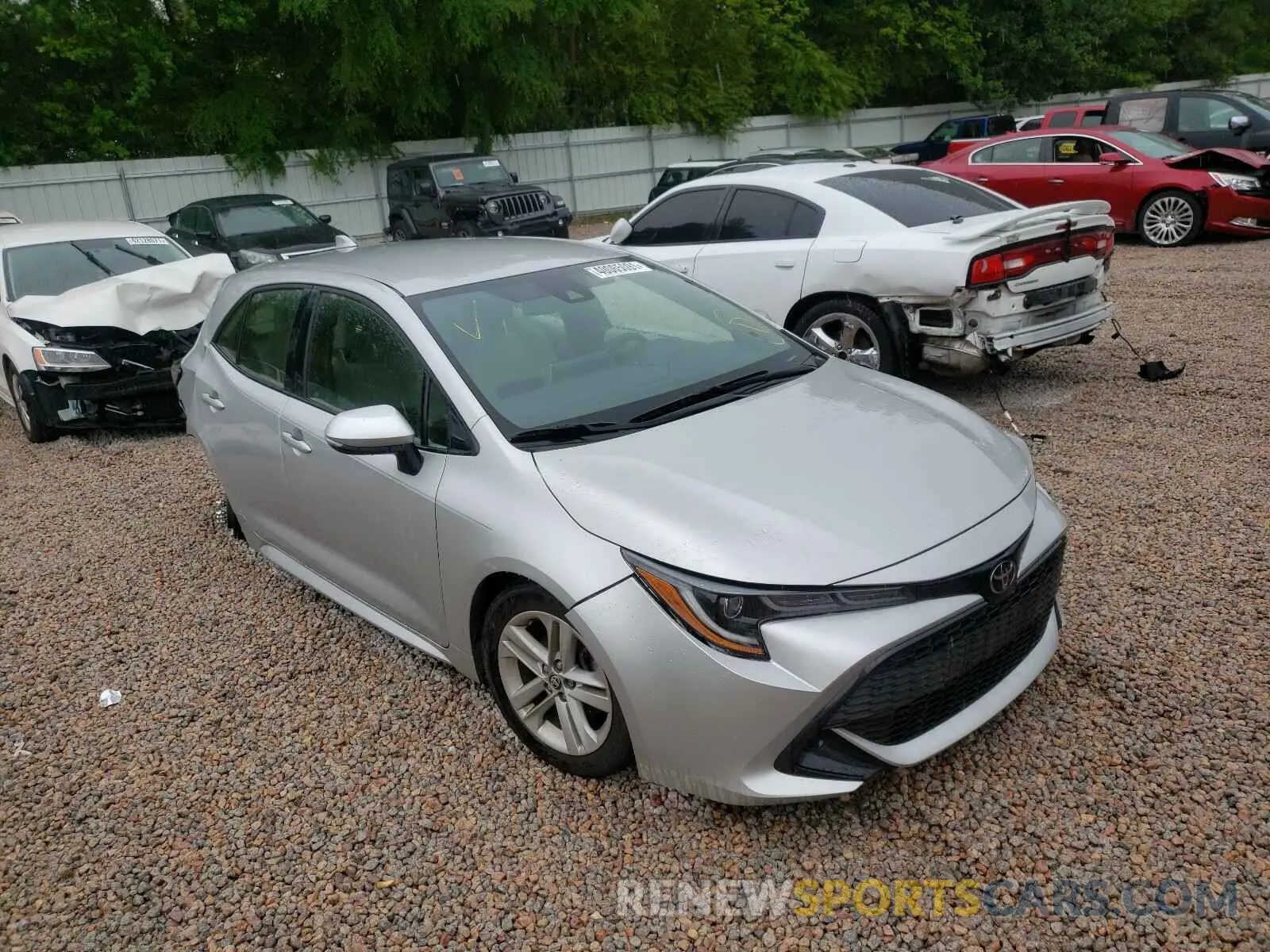1 Photograph of a damaged car JTND4RBE3L3089418 TOYOTA COROLLA 2020
