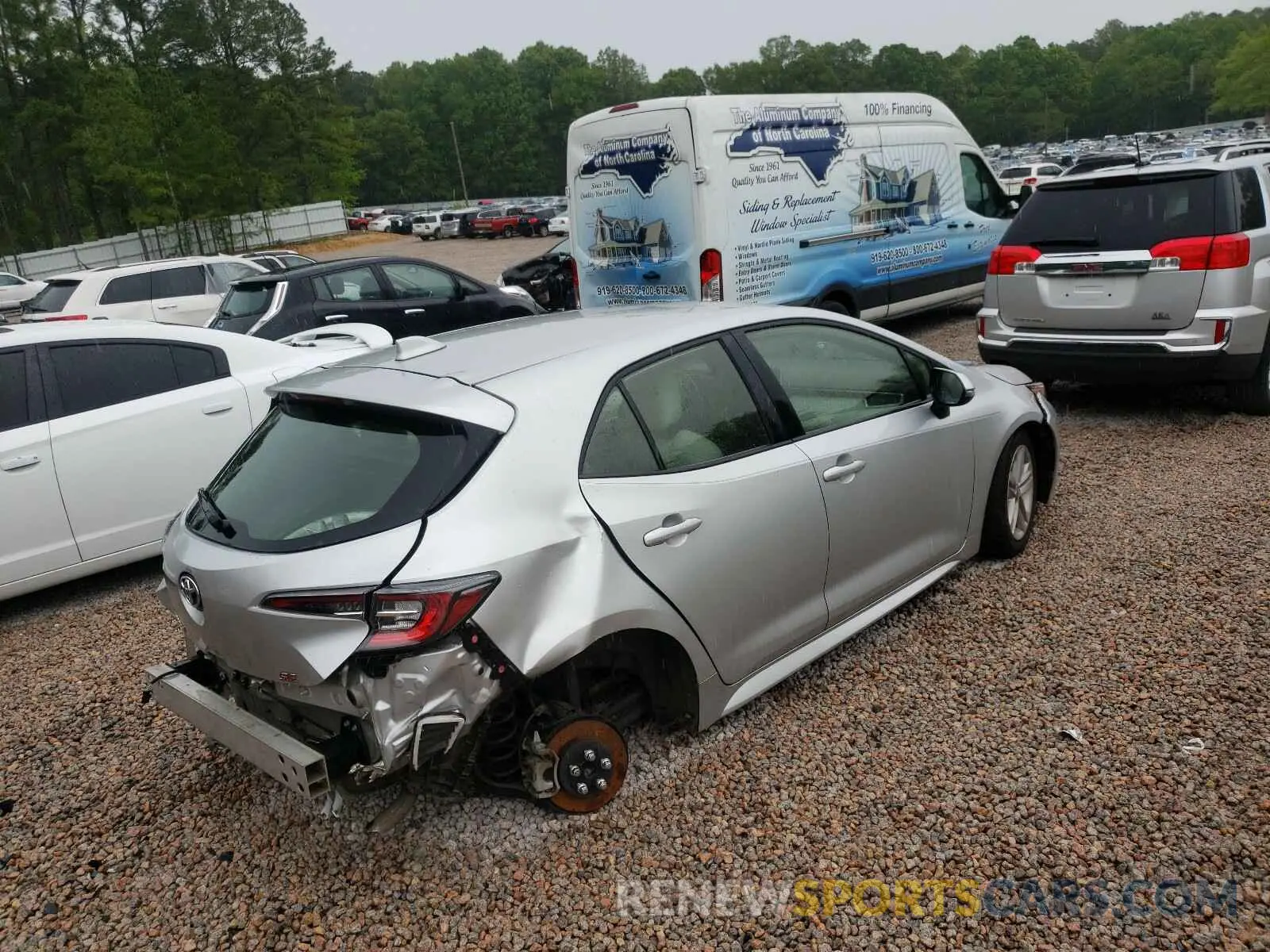 4 Photograph of a damaged car JTND4RBE3L3089418 TOYOTA COROLLA 2020