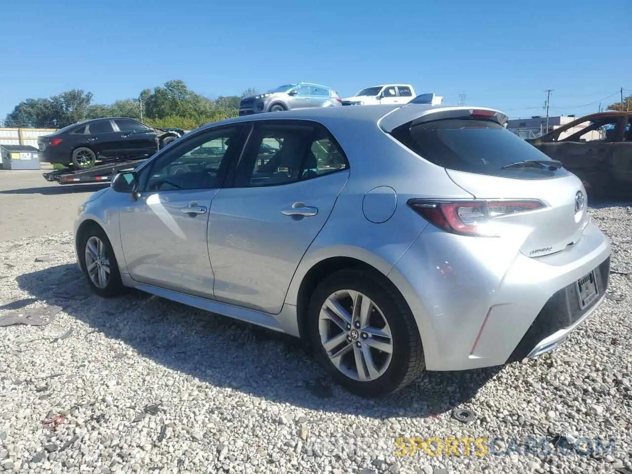 2 Photograph of a damaged car JTND4RBE4L3080632 TOYOTA COROLLA 2020