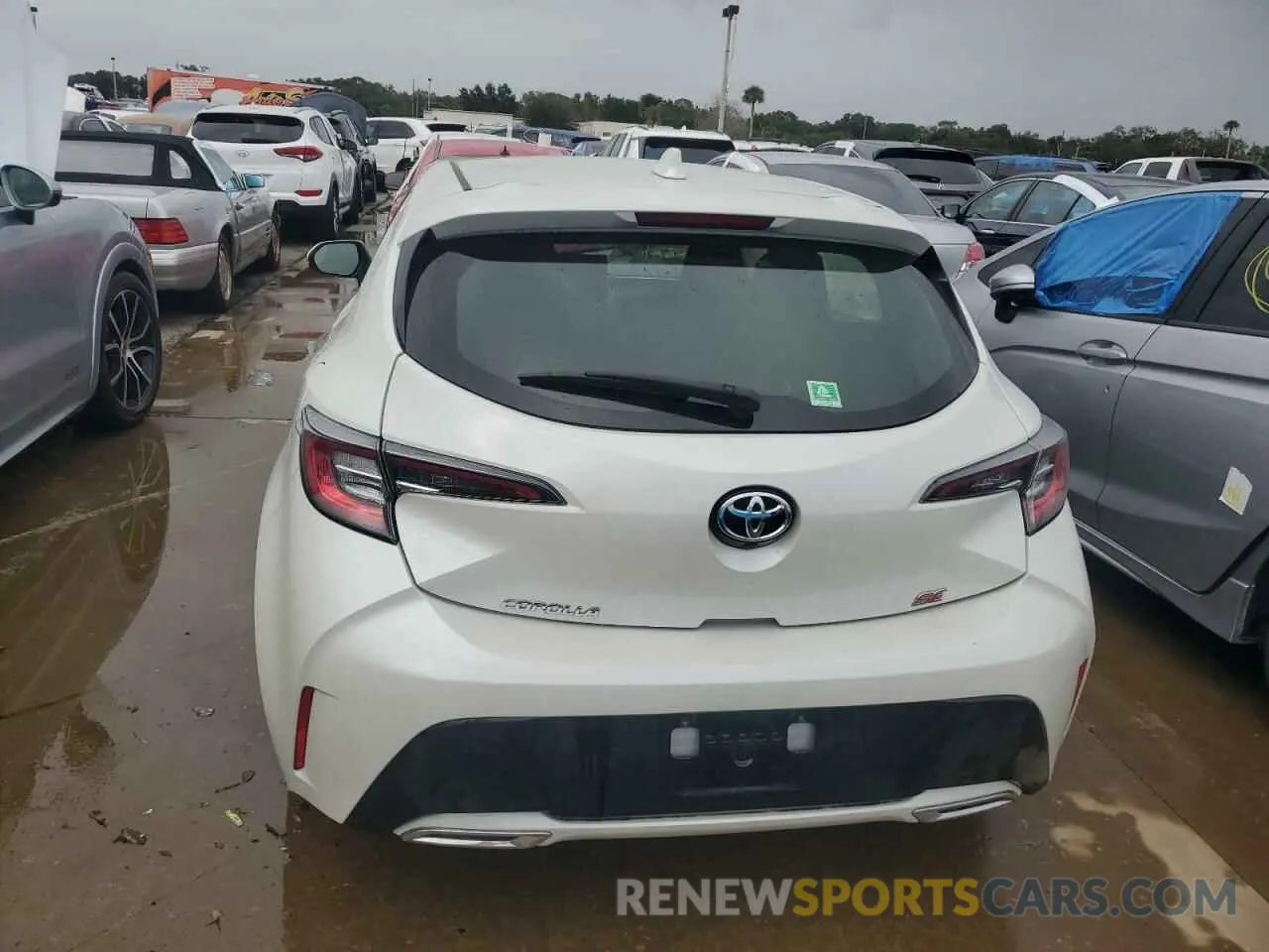 6 Фотография поврежденного автомобиля JTND4RBE4L3088505 TOYOTA COROLLA 2020