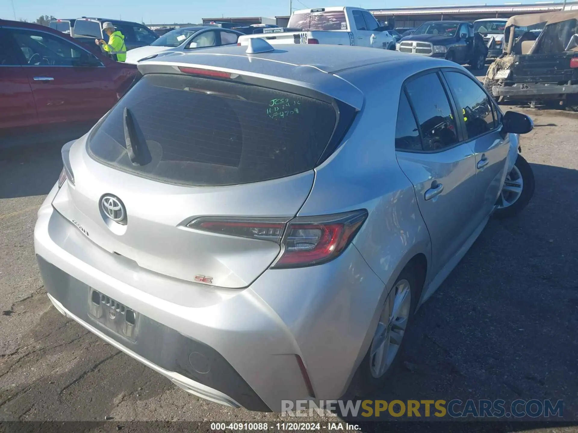 4 Фотография поврежденного автомобиля JTND4RBE5L3074709 TOYOTA COROLLA 2020