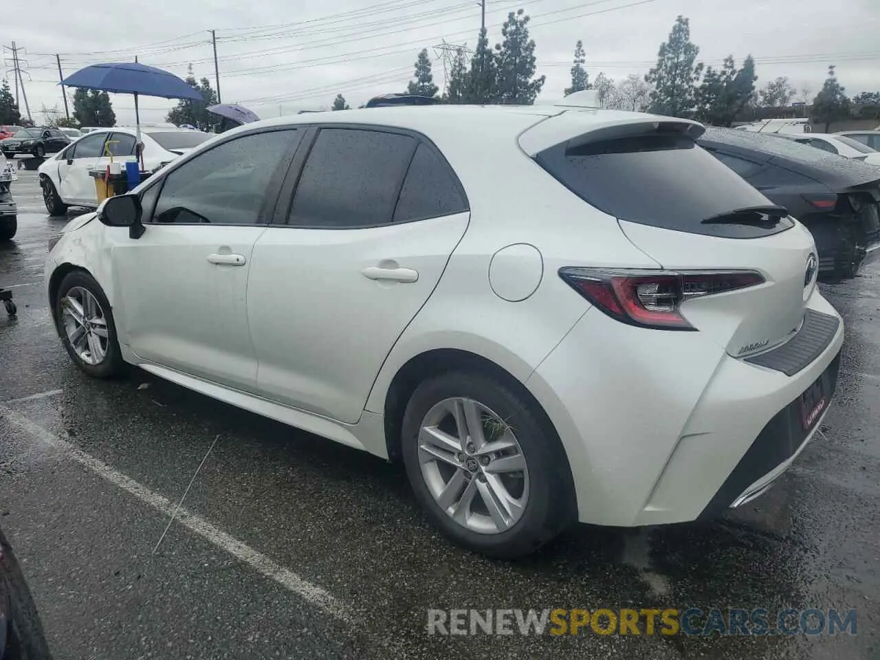 2 Photograph of a damaged car JTND4RBE5L3088884 TOYOTA COROLLA 2020