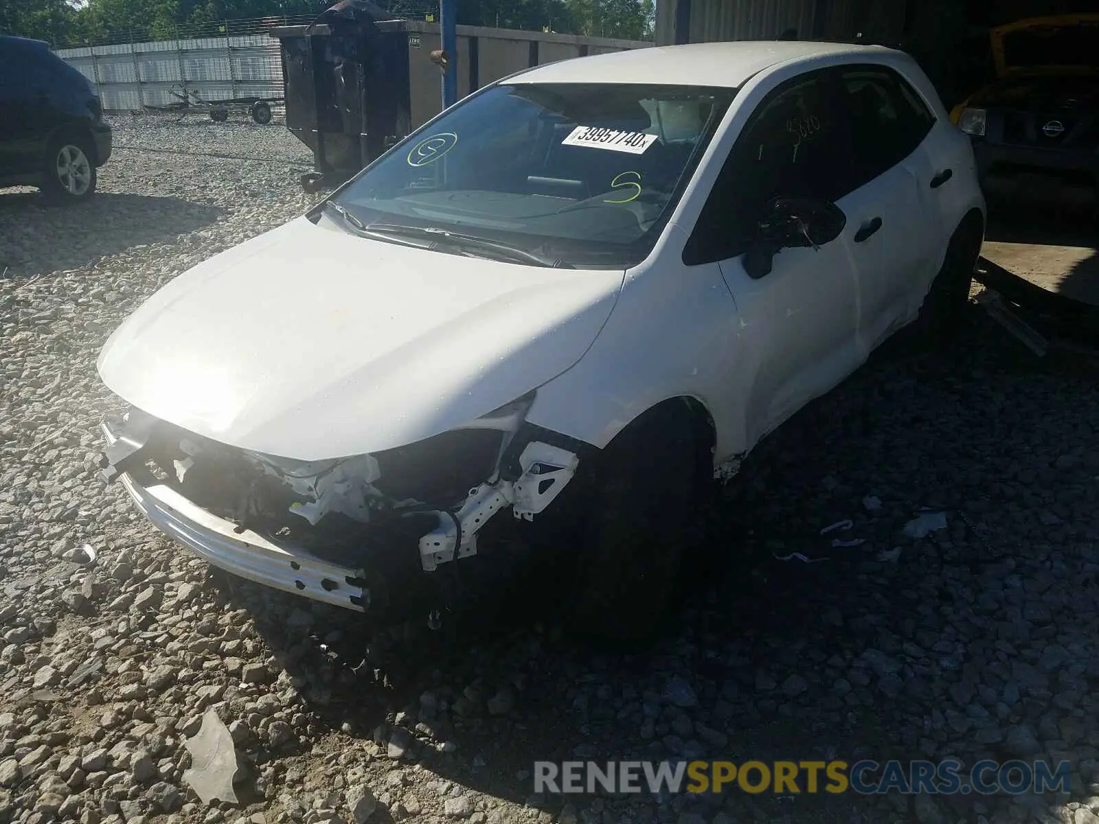 2 Фотография поврежденного автомобиля JTND4RBE5L3094118 TOYOTA COROLLA 2020