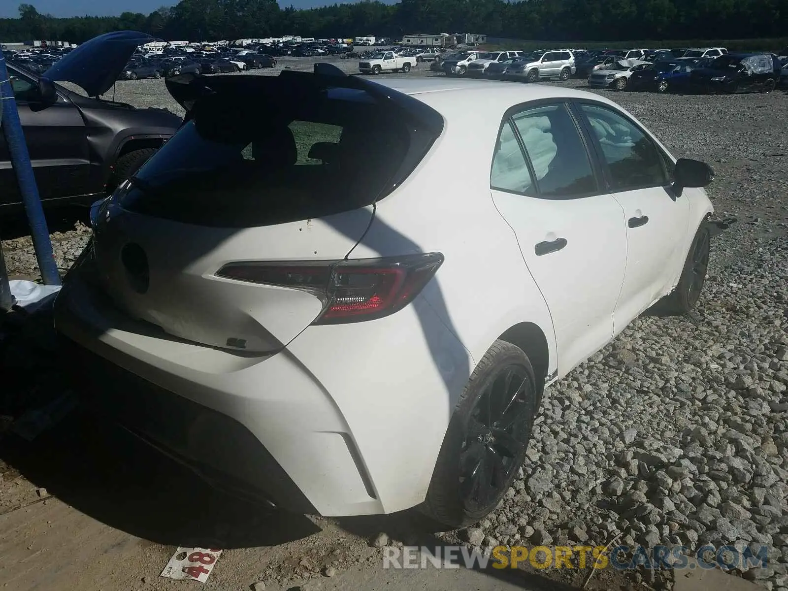 4 Фотография поврежденного автомобиля JTND4RBE5L3094118 TOYOTA COROLLA 2020