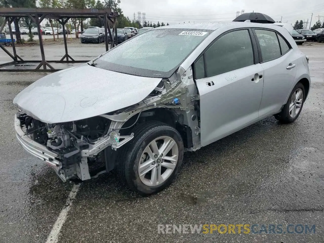 1 Photograph of a damaged car JTND4RBE5L3094703 TOYOTA COROLLA 2020