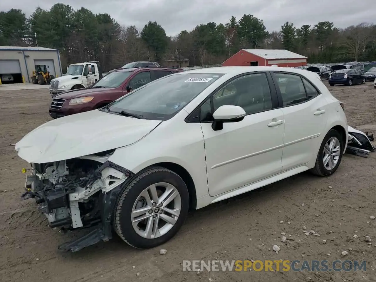 1 Photograph of a damaged car JTND4RBE6L3080650 TOYOTA COROLLA 2020