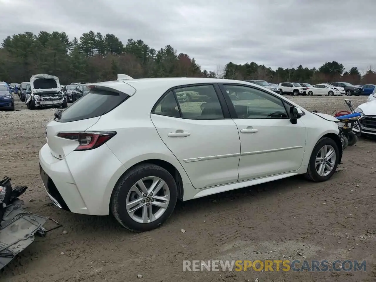 3 Photograph of a damaged car JTND4RBE6L3080650 TOYOTA COROLLA 2020