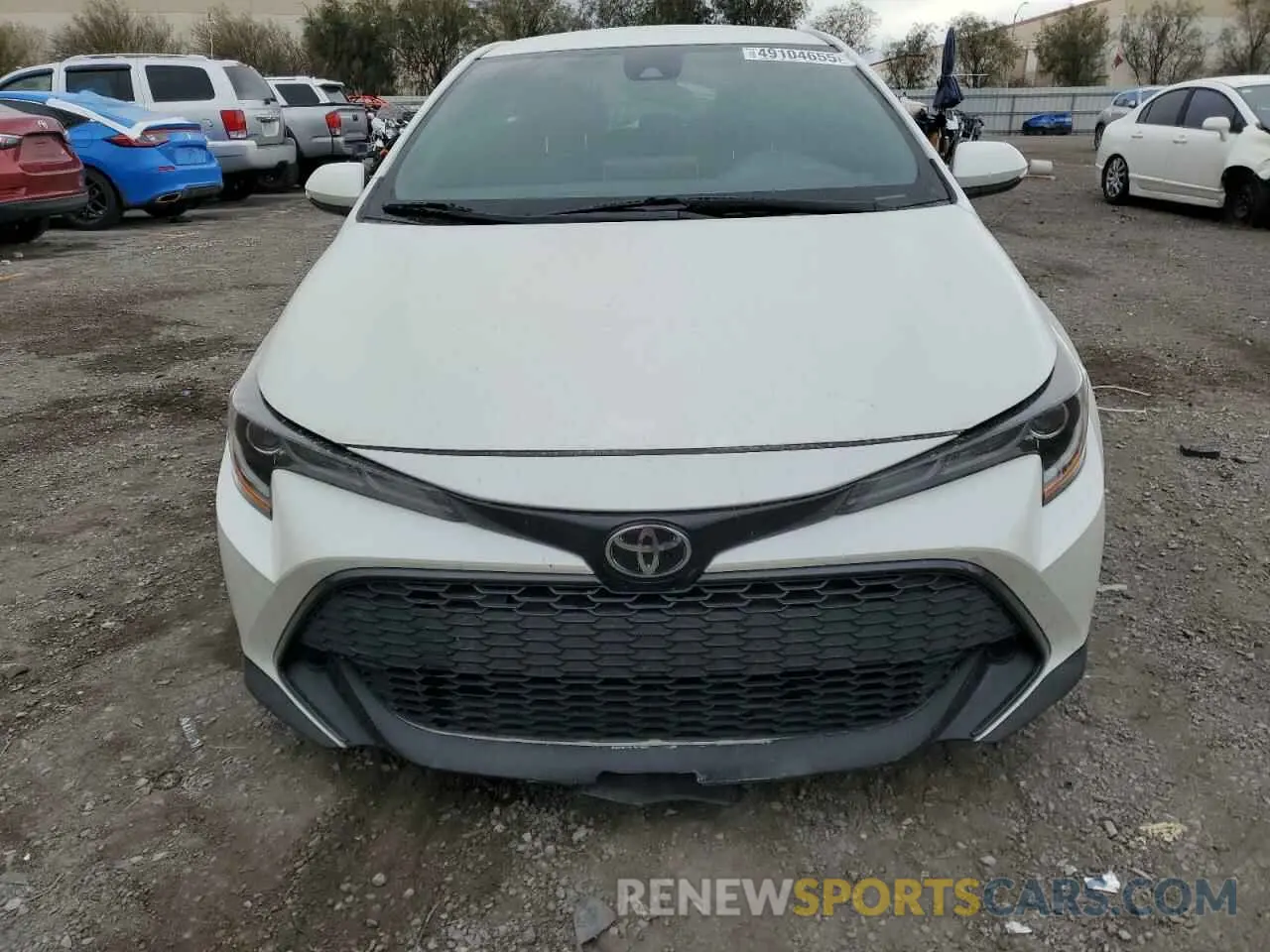 5 Photograph of a damaged car JTND4RBE6L3094242 TOYOTA COROLLA 2020