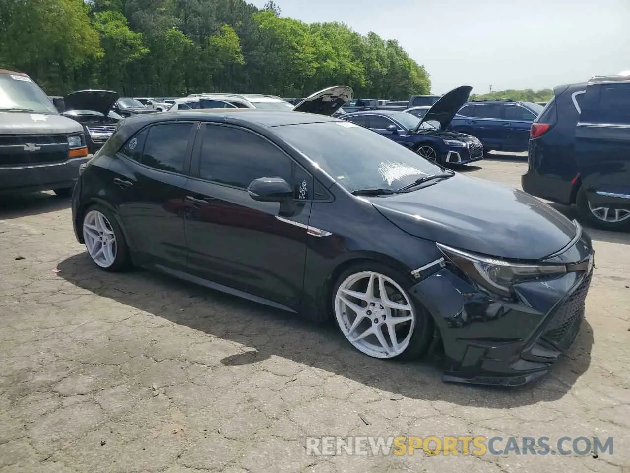 4 Фотография поврежденного автомобиля JTND4RBE6L3103862 TOYOTA COROLLA 2020