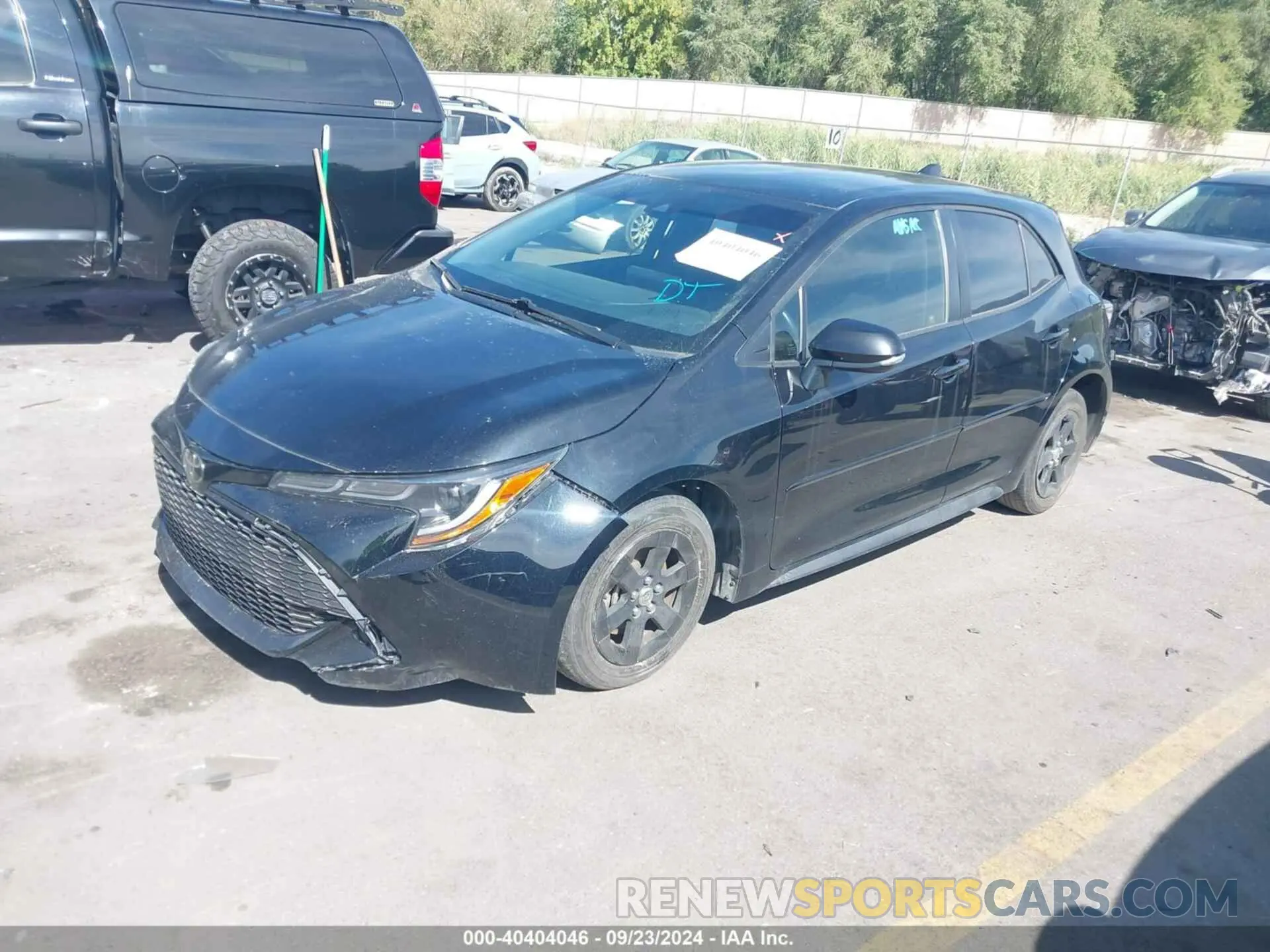 2 Photograph of a damaged car JTND4RBE7L3101926 TOYOTA COROLLA 2020