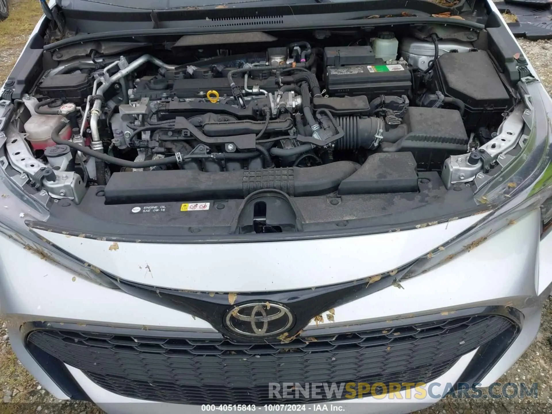 10 Photograph of a damaged car JTND4RBE8L3094792 TOYOTA COROLLA 2020