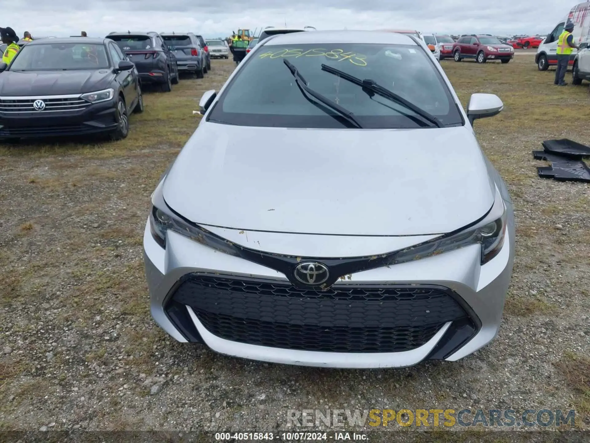 12 Photograph of a damaged car JTND4RBE8L3094792 TOYOTA COROLLA 2020