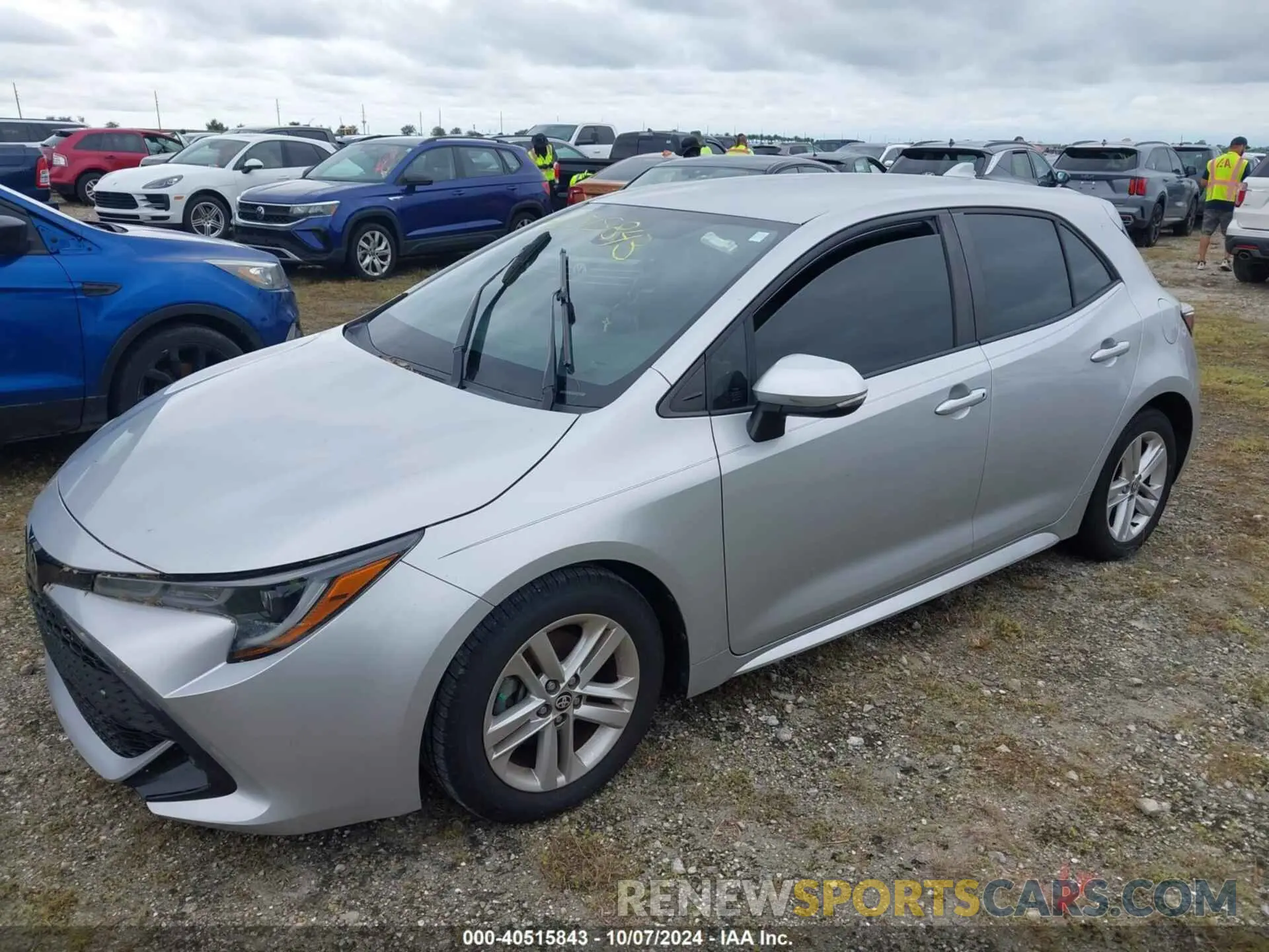 2 Photograph of a damaged car JTND4RBE8L3094792 TOYOTA COROLLA 2020