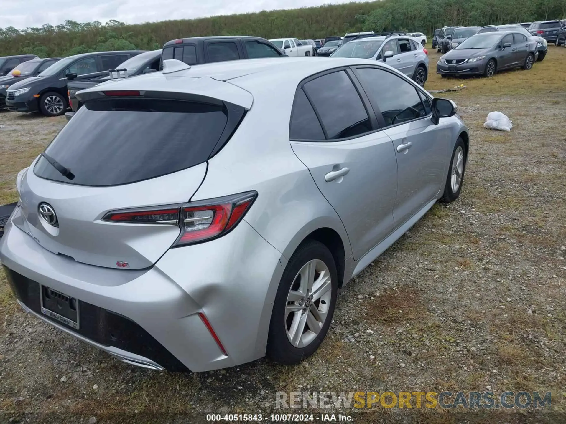 4 Photograph of a damaged car JTND4RBE8L3094792 TOYOTA COROLLA 2020
