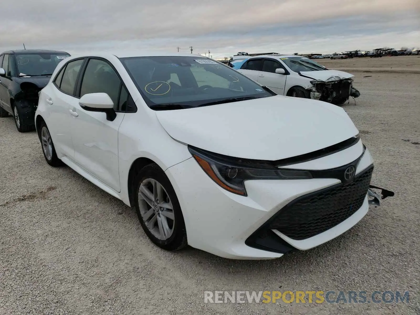 1 Photograph of a damaged car JTND4RBE8L3104222 TOYOTA COROLLA 2020