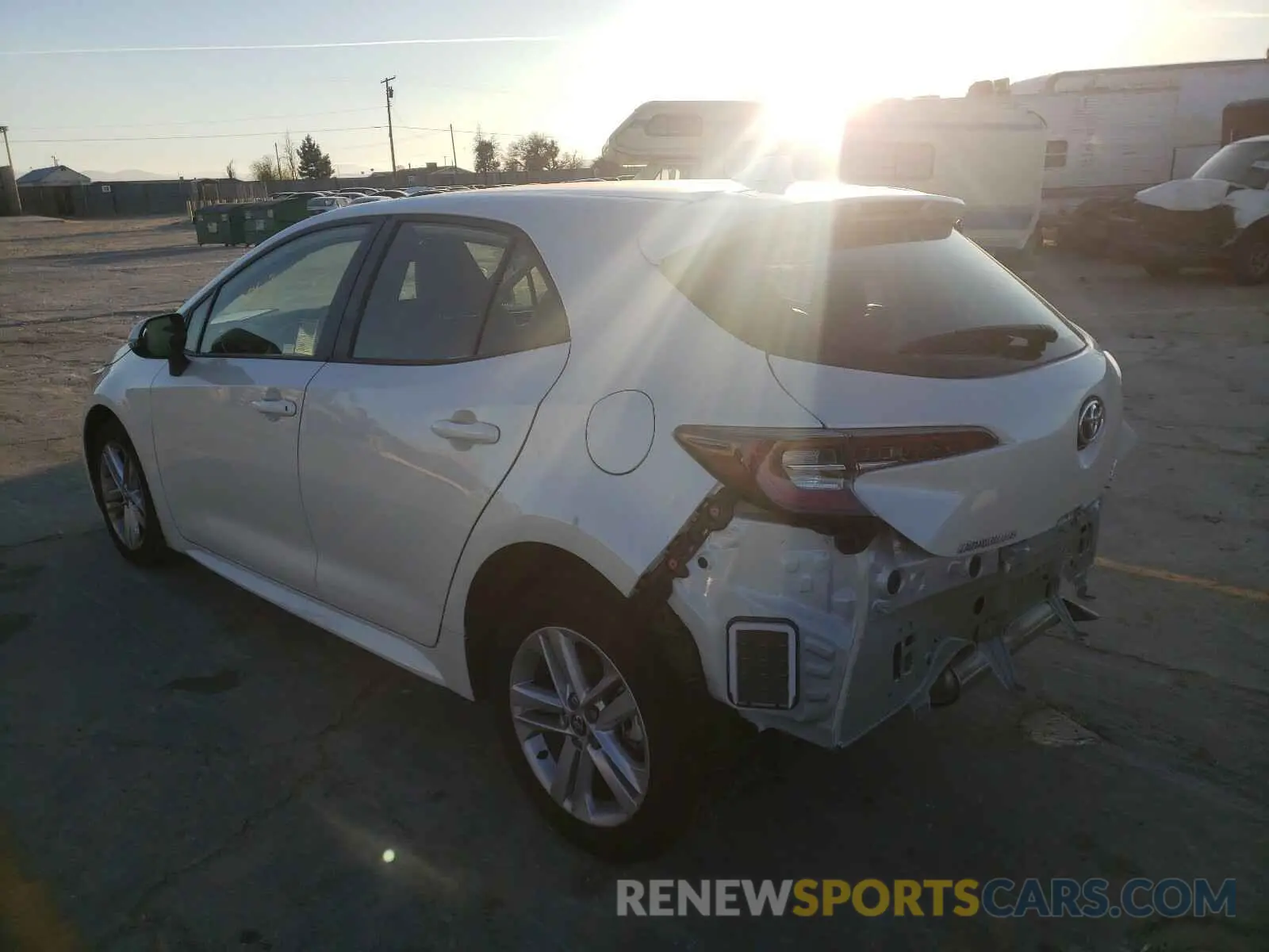 3 Photograph of a damaged car JTND4RBEXL3091411 TOYOTA COROLLA 2020