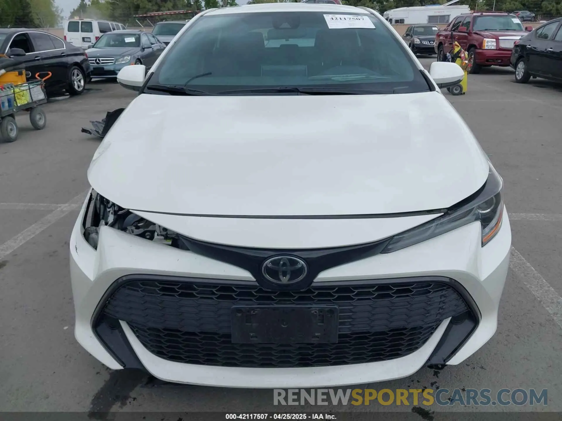 13 Фотография поврежденного автомобиля JTND4RBEXL3094907 TOYOTA COROLLA 2020