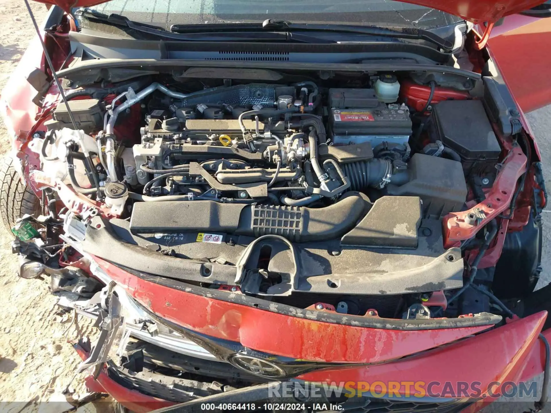 10 Photograph of a damaged car JTND4RBEXL3104593 TOYOTA COROLLA 2020