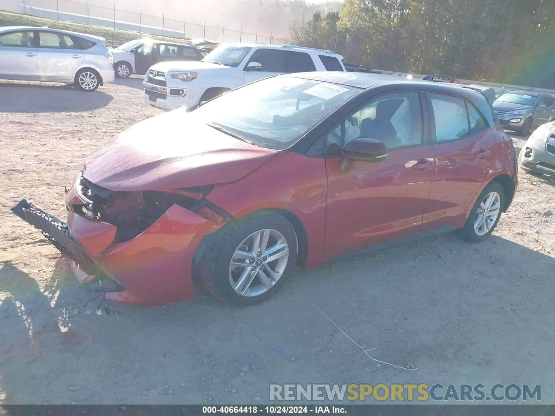 2 Photograph of a damaged car JTND4RBEXL3104593 TOYOTA COROLLA 2020